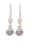 Boucles D'oreilles - Dollar De Sable Perle