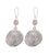 Boucles D'oreilles - Dollar De Sable Perle