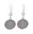 Boucles D'oreilles - Dollar De Sable Perle