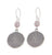 Boucles D'oreilles - Dollar De Sable Perle