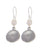 Boucles D'oreilles - Dollar De Sable Perle