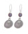 Boucles D'oreilles - Dollar De Sable Perle