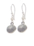 Boucles D'oreilles - Dollar De Sable Perle