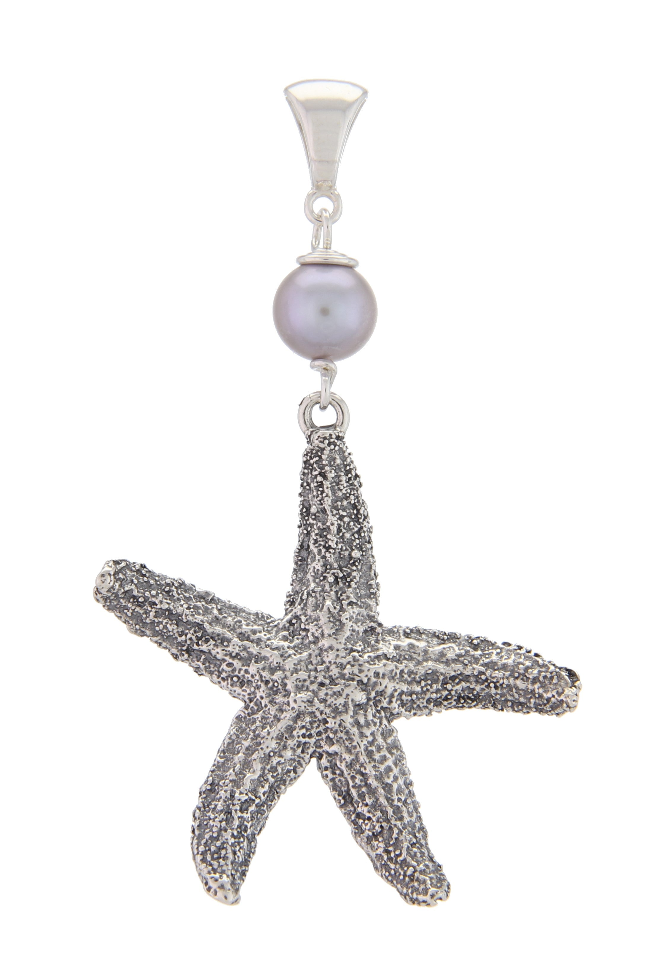 Pendentif Étoile En Nacre - Forme Trèfle - Acrylique Ivoire