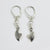 Boucles d'oreilles - Coeur coquillage mini-perle